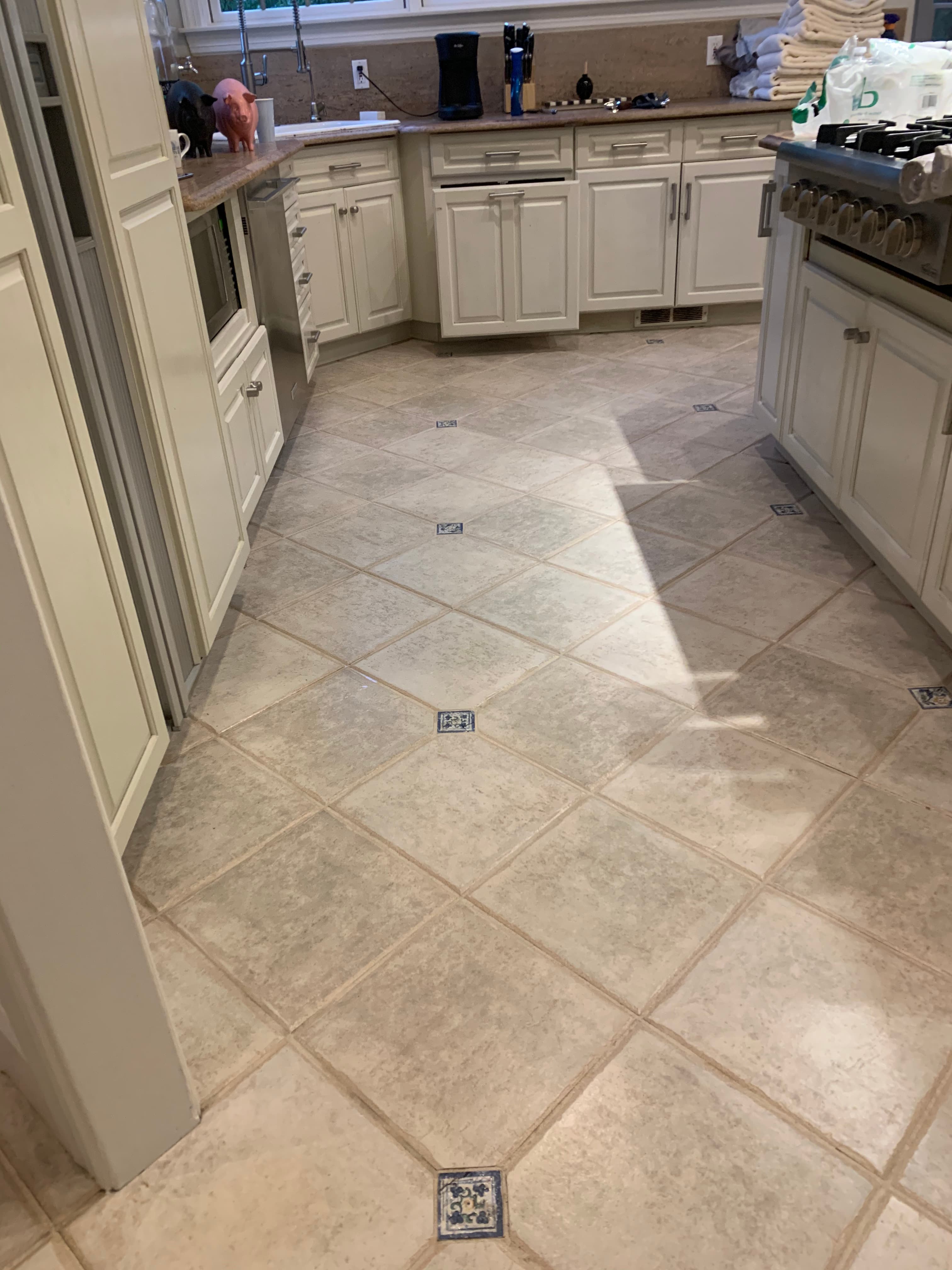 After: Kitchen Tile Restoration