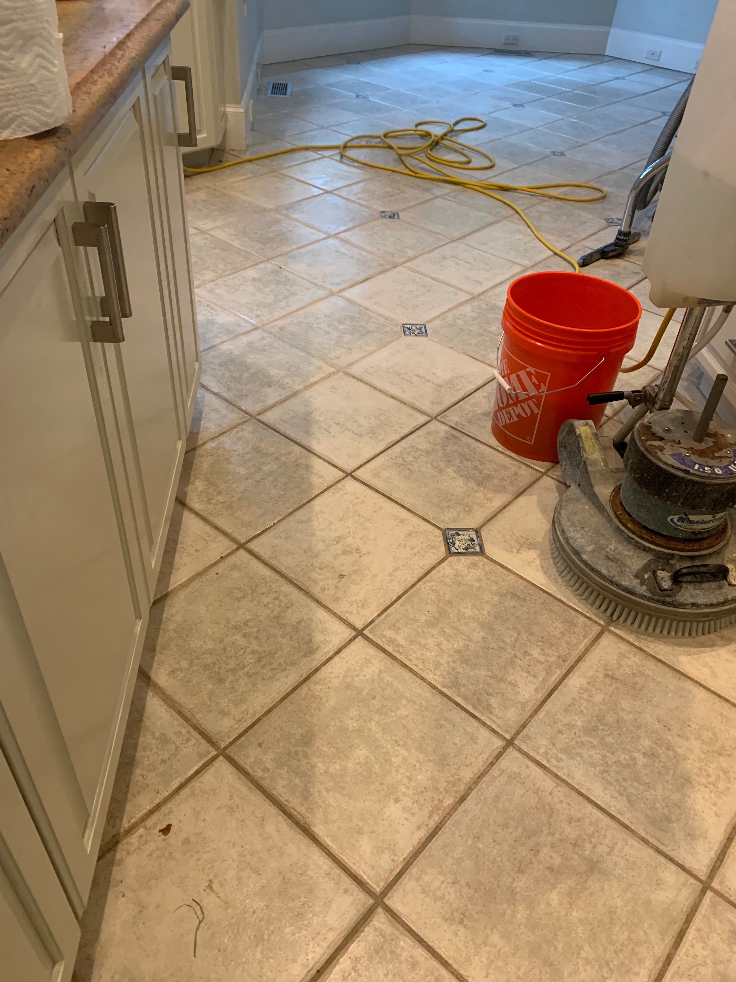 Before: Kitchen Tile Restoration