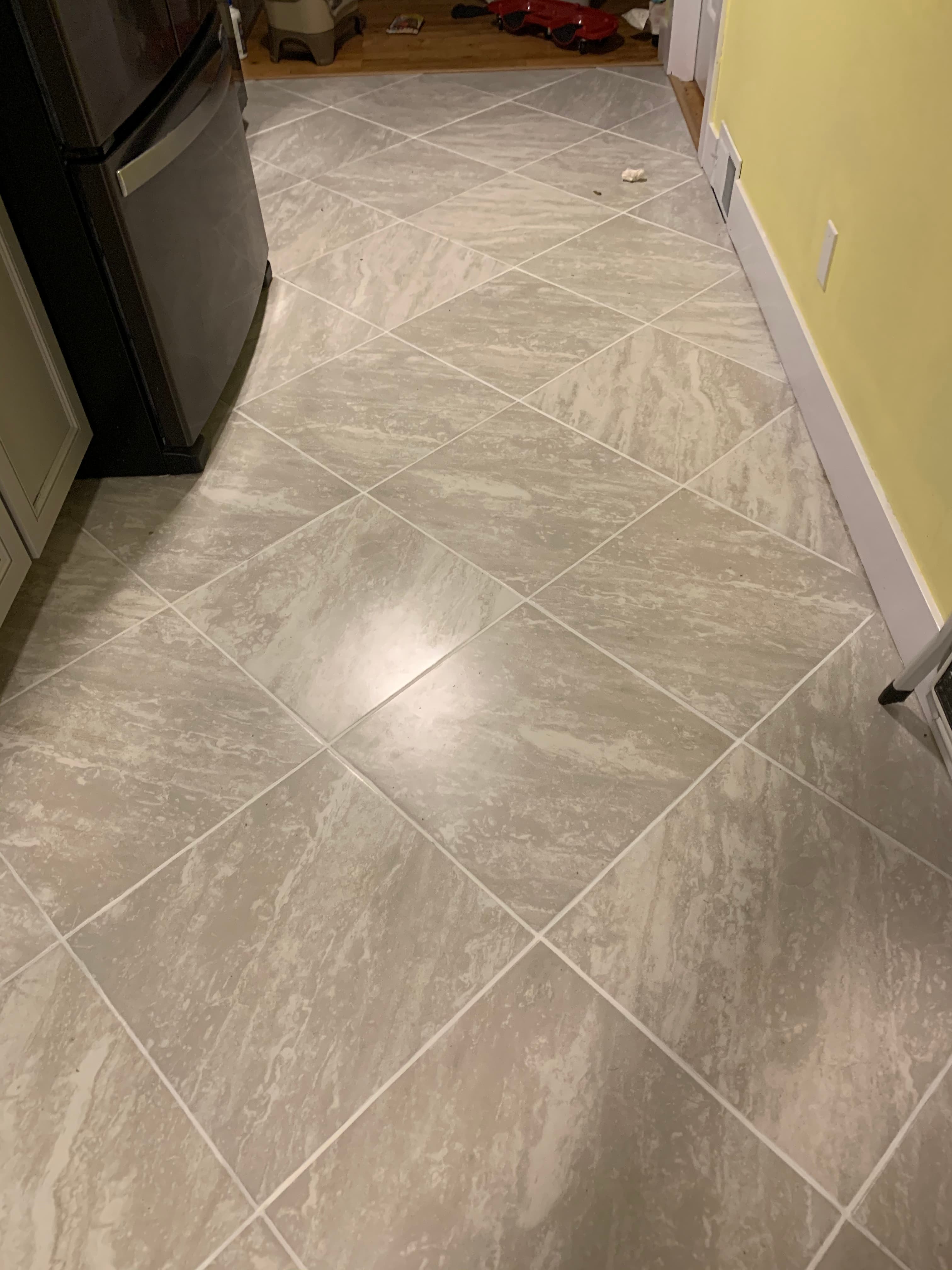 After: Kitchen Tile Restoration